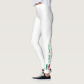 Personalisiertes Mexiko-Flaggen-Name-Design Leggings (Links)