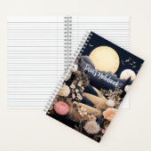 Personalisiertes Midnight Boho-Gartengeschenk Notizblock (Innen)