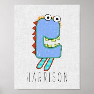 Personalisiertes Miggy Monster Poster