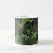 Personalisiertes militärisches Muster Kaffeetasse (Mittel)
