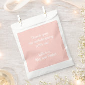 Personalisiertes Millenniums-Rosa Geschenktütchen (Ausgeschnitten)