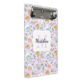 Personalisiertes Mini-Clip-Board 'Tea & Bookish Ca Mini Klemmbrett (Schrägansicht)