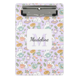 Personalisiertes Mini-Clip-Board 'Tea & Bookish Ca Mini Klemmbrett