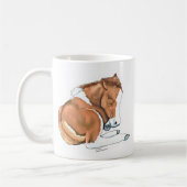 Personalisiertes Minifohlen Kaffeetasse (Links)