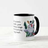 Personalisiertes Minimalistisches Abenteuer der Sc Tasse (VorderseiteRechts)