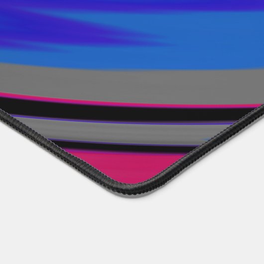 Personalisiertes Minimalistisches Abstraktes blaue Schreibtischunterlage (Ecke)