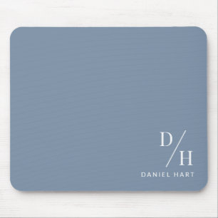 Personalisiertes minimalistisches Anfangsbuchstabe Mousepad