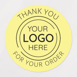 Personalisiertes Minimalistisches Dankeschön Logo Etiketten