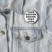 Personalisiertes Minimalistisches Design-Text-Logo Button (Beispiel)