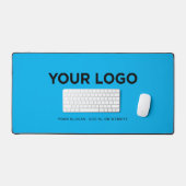 Personalisiertes Minimalistisches Einfaches Logo u Schreibtischunterlage (Tastatur & Maus)