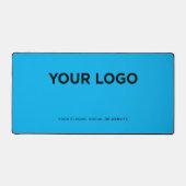 Personalisiertes Minimalistisches Einfaches Logo u Schreibtischunterlage (Vorderseite)