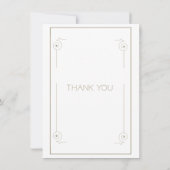 Personalisiertes Minimalistisches Foto Einladung (Rückseite)