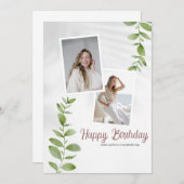 Personalisiertes Minimalistisches Glück zum Geburt (Vorne/Hinten)