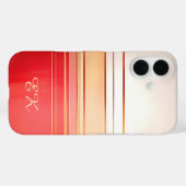 Personalisiertes Minimalistisches iPhone Case Desi (Rückseite (Horizontal))