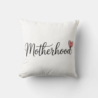 Personalisiertes minimalistisches Mutter-Herz-T-Sh Kissen