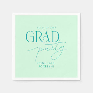 Personalisiertes Minimalistisches Party Serviette