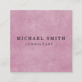 Personalisiertes Minimalistisches QR-Logo Quadratische Visitenkarte