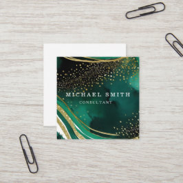 Personalisiertes Minimalistisches QR-Logo Quadratische Visitenkarte