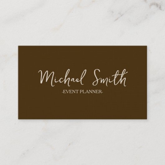 Personalisiertes Minimalistisches QR-Logo Visitenkarte (Vorderseite)