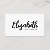 Personalisiertes Minimalistisches QR-Logo Visitenkarte (Vorderseite)