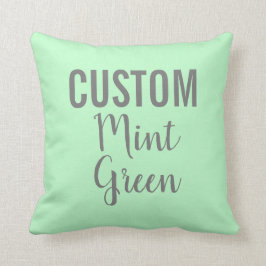 Personalisiertes MINT-GREEN-Kissen Kissen