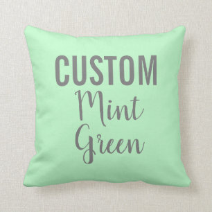 Personalisiertes MINT-GREEN-Kissen Kissen