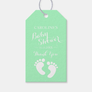 Personalisiertes MINT Kinderbett Kindermädchen / M Geschenkanhänger