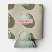 Personalisiertes Minz-Chip-Eiscreme Dosenkühler (Vorderseite)