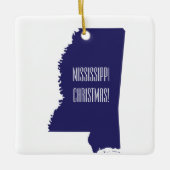 Personalisiertes Mississippi Weihnachtsschmuck (Vorderseite)
