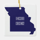 Personalisiertes Missouri Staat Weihnachtsschmuck (Vorderseite)