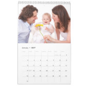 Personalisiertes Mit Monogramm 15-Familien-Foto 20 Kalender (Jan 2027)