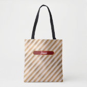 Personalisiertes Mit Monogramm Goldfolien-Overlay- Tasche (Vorderseite)