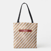 Personalisiertes Mit Monogramm Goldfolien-Overlay- Tasche (Rückseite)