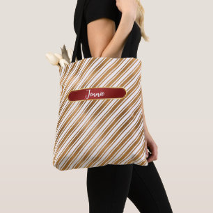 Personalisiertes Mit Monogramm Goldfolien-Overlay- Tasche