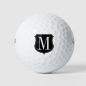 Personalisiertes mit Monogramm Golfball-Set Golfball (Vorderseite)
