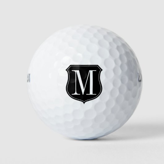 Personalisiertes mit Monogramm Golfball-Set Golfball (Vorderseite)