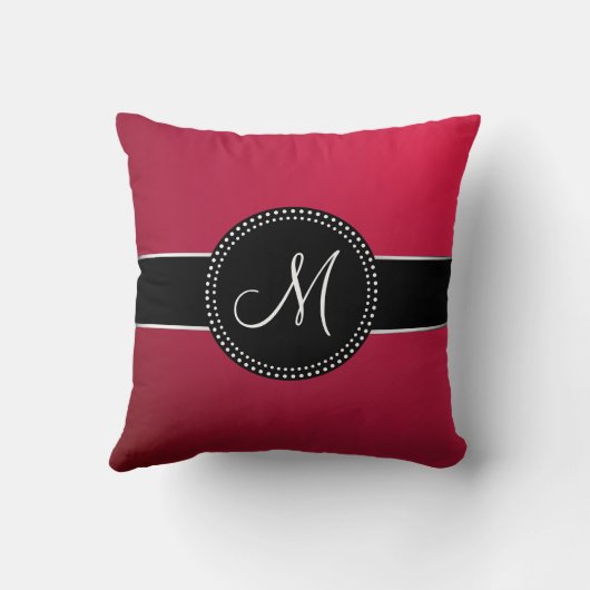 Personalisiertes mit Monogramm Kissen (Rückseite)