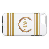 Personalisiertes Mit Monogramm Logo Case-Mate iPhone Hülle (Rückseite (Horizontal))