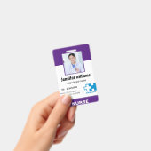 Personalisiertes Mitarbeiter Foto Krankenversicher Ausweis (Handheld)