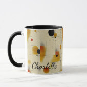 Personalisiertes Mittelalter - Abstrakt geometrisc Tasse (Links)