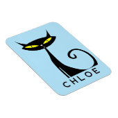 Personalisiertes Mittelalter Moderne Atomenkatze Magnet (Rechte Seite)