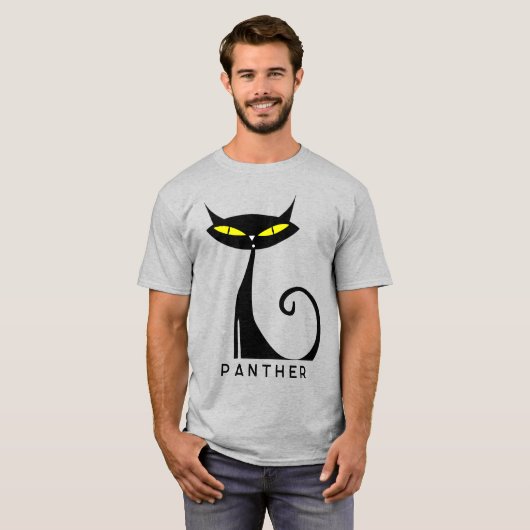 Personalisiertes Mittelalter Moderne Atomenkatze T-Shirt (Vorne ganz)