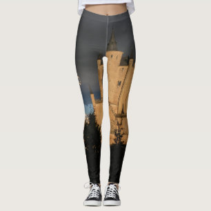 Personalisiertes mittelalterliches Schloss Moschee Leggings
