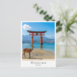 Personalisiertes Miyajima, Japan Postkarte