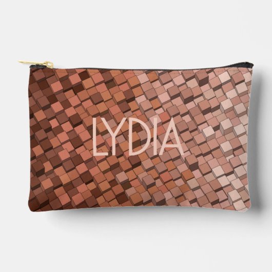 Personalisiertes Mocha-Mousse-Zubehör Beutel (Vorderseite)