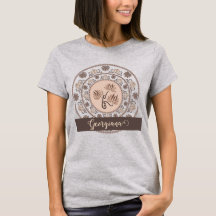 Personalisiertes Mocha-Rococo-Revival-Dot-Mandala