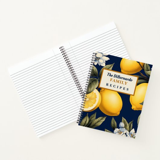 Personalisiertes Modell für Notebook-Lemons Notizblock (Innenseite)