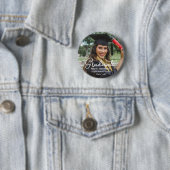 Personalisiertes modernes Abschlussfoto Button (Beispiel)