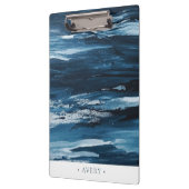 Personalisiertes, modernes Abstraktes Bild Klemmbrett (Links)