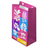 Personalisiertes, modernes, Abstraktes Design | Kleine Geschenktüte (Vorderseite Schrägansicht)